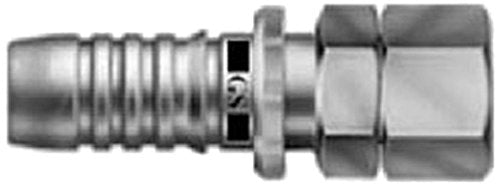 GlobalSpiral Couplings Gates 10GS-10FJXMM, Female JIC 37° Flare Swivel, Zinc Plated Carbon Steel, 3.68", 5/8" ID (Pack of 130)
