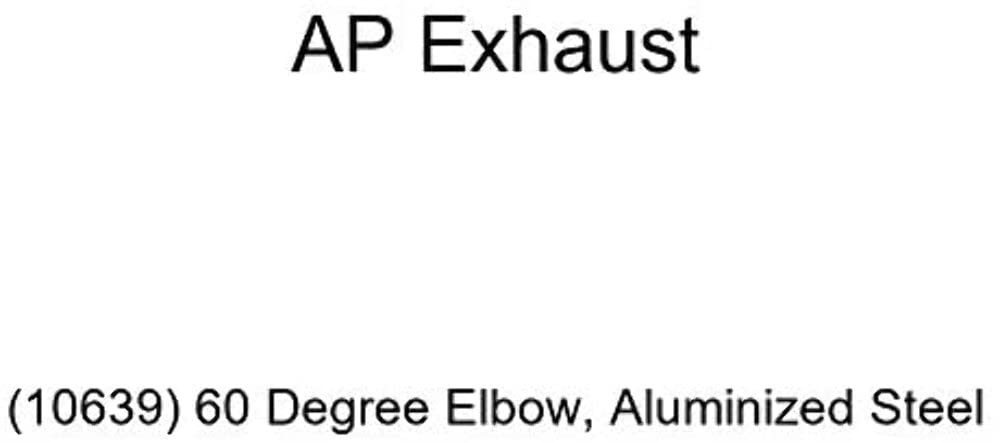 60 Degree AP Exhaust (10639) Elbow, Aluminized Steel