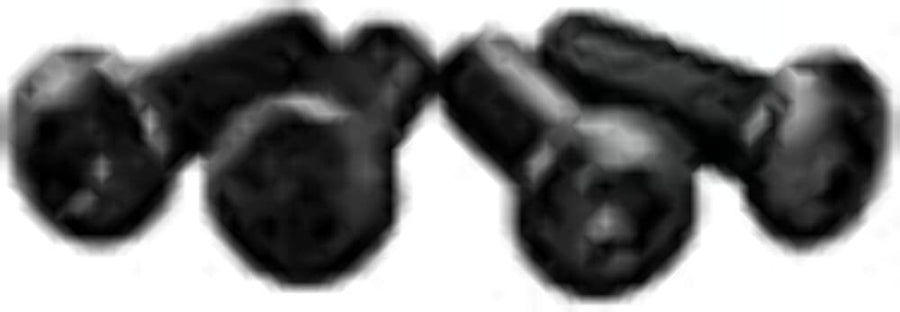 T50 Torx Winch Mount Bulldog Winch 20366- 10X30 Bolts Black Zinc Set of 4 Pcs