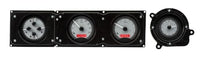 Dakota Digital VHX-68F-TOR-S-R Gauge System Analog Dash Compatible with 1968-69 Ford Torino, Fairlane and Ranchero, Silver Alloy Style, Red Backlighting