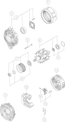 Alternator Mahle - MG623