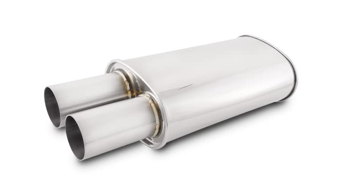 1094 Vibrant Streetpower Oval Muffler W/ 3.00 R