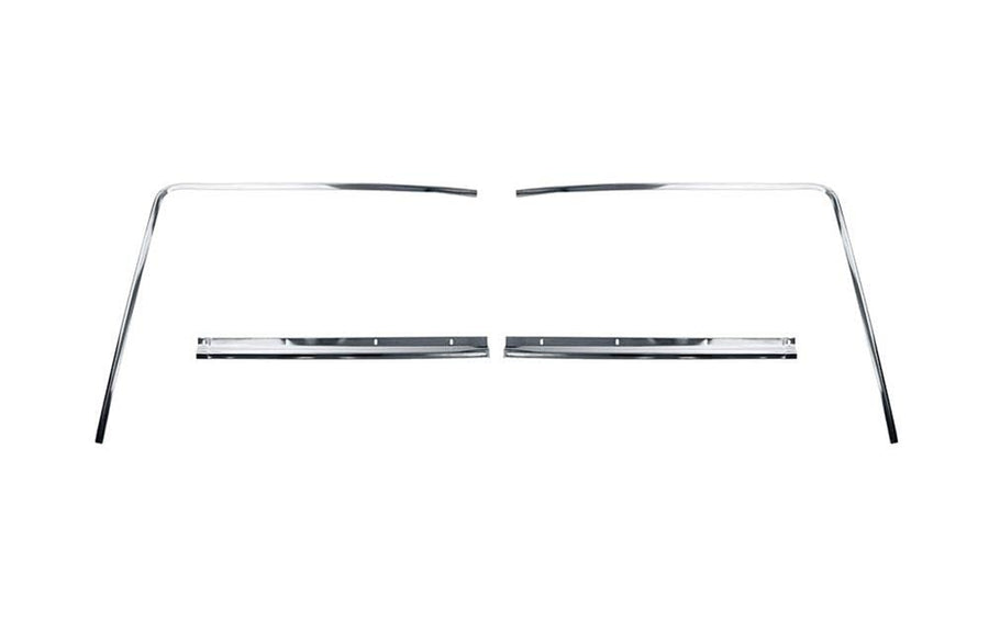 71-73 Fb Rear Window Mldg/4Pcs Scott Drake (D1ZZ-6342404)