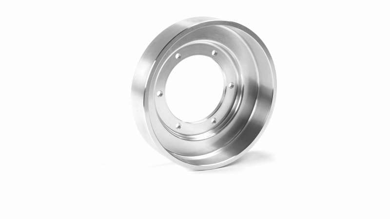 03-12 Dodge 2500/3500 Cummins Fan Drive Pulley - Fleece Performance (Bare Aluminum Finish) (FPE-34660-AL)