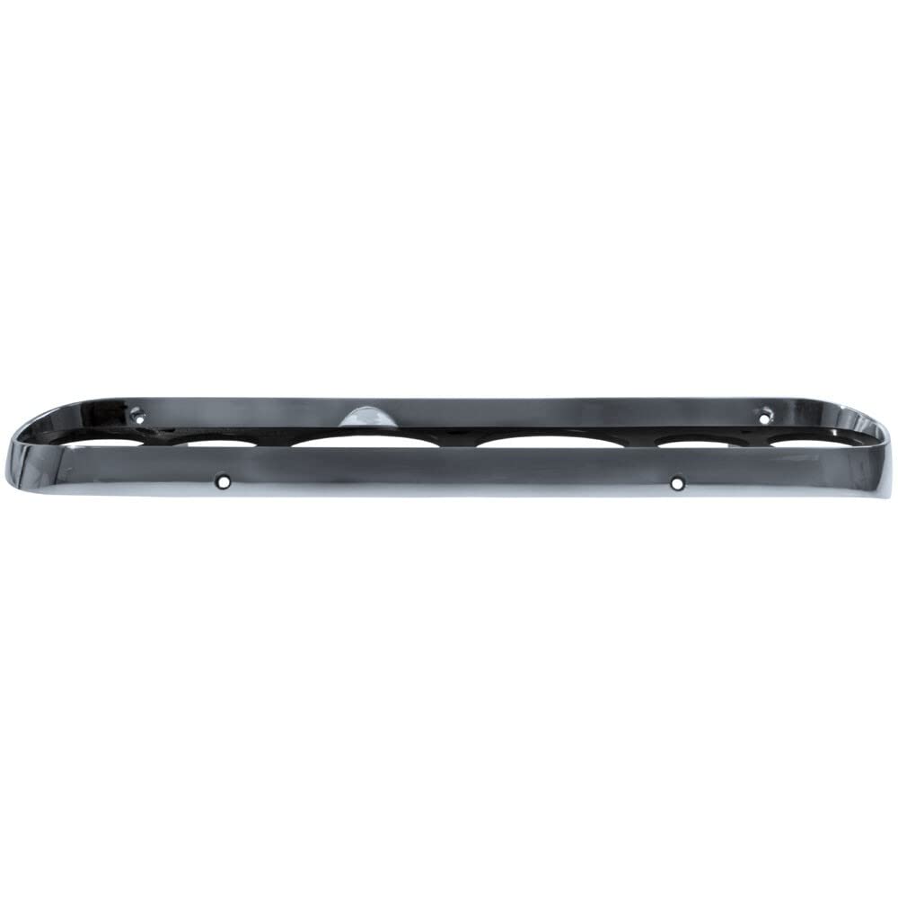Custom 6 Hole Scott Drake C5ZZ-10838-6-AL Instrument Bezel-Brushed Aluminum