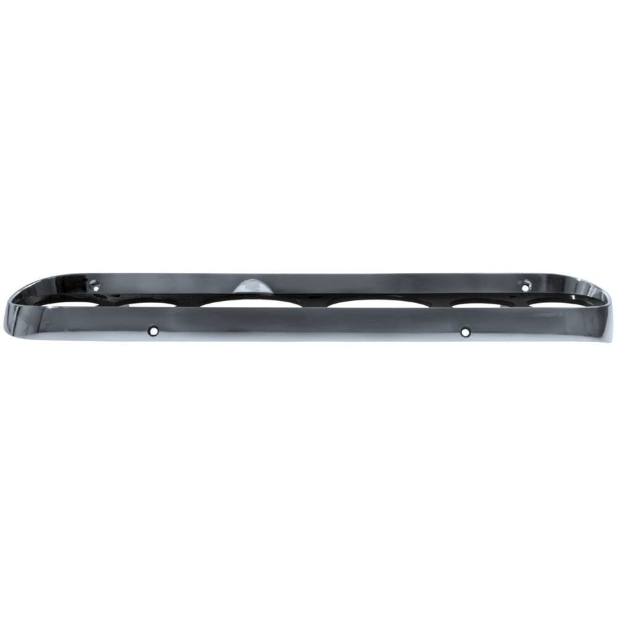 Custom 6 Hole Scott Drake C5ZZ-10838-6-AL Instrument Bezel-Brushed Aluminum