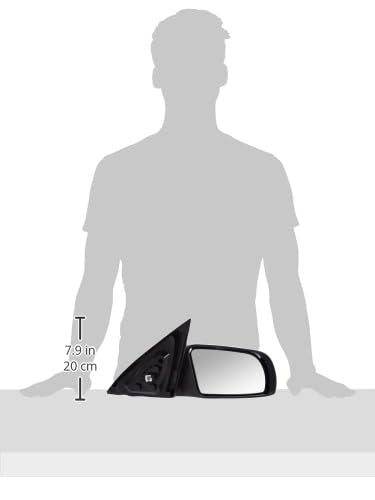Fit System Passenger Side Mirror 68599N for Nissan Altima Sedan, Textured Black, PTM Cover, w/Turn Signal, Foldaway, Power