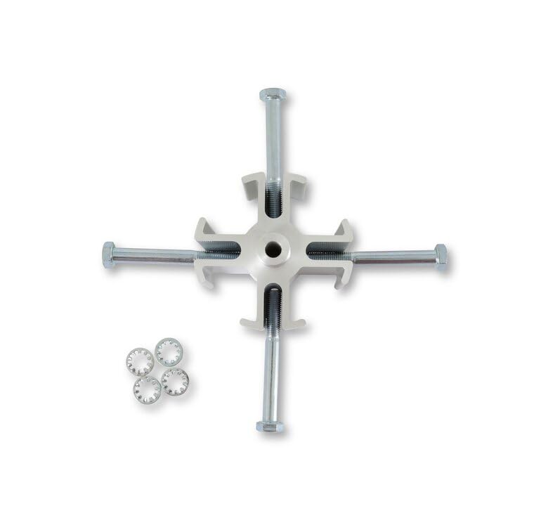 Fan Spacer Kit Mr Gasket 2" Gm/Ford, Silver