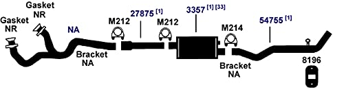 Exhaust Tail Pipe AP Exhaust Products 54755
