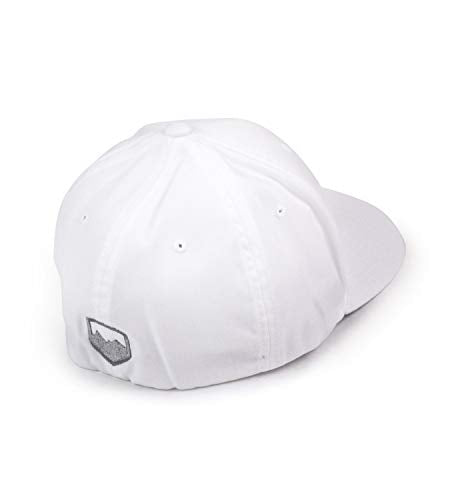 Premium Flexfit TeraFlex Hat, White - Small/Medium, 1 Pack