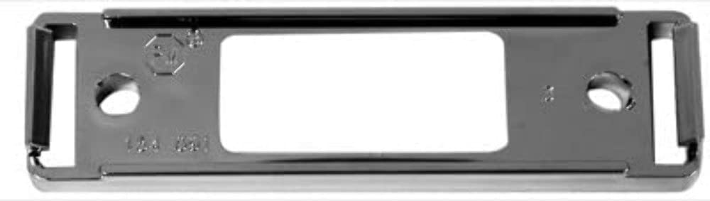 Bracket, Peterson B154-10, Surface-Mount, Rectangular, Chrome, 4.12"X1.12"