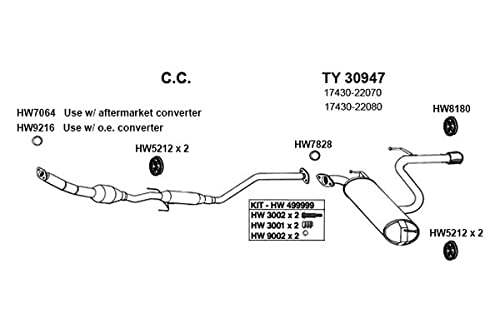 HW7064 Ansa - Exhaust Pipe Flange Gasket