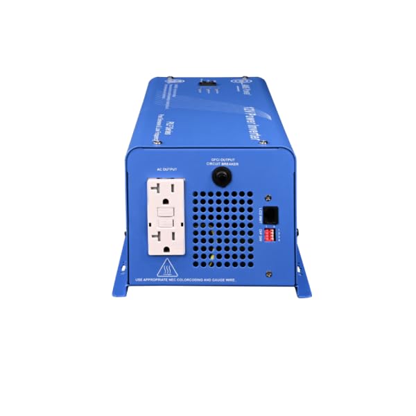 600 Watt AIMS Power 12V Low Frequency Pure Sine Inverter ETL Listed Conforms to UL458/CSA
