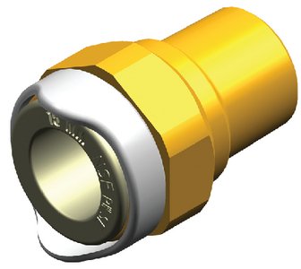 Male Adaptor 1/2" Npt Brass To 15Mm