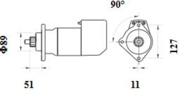 MS530 Mahle Starter