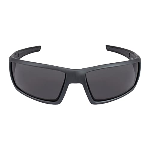 Radians® Cumulus Crossfire® 41291 Premium Safety Eyewear - Aluminum Gray Frame - Smoke Lens - Unisex