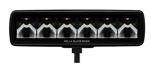 Black Magic Hella LED Mini Lightbar 6.2 Inch LED Spotlight- Performance High Beam Off-Road Light for Pickup Trucks, ATV, SUV, 4x4, Jeep, Tractors / 358176211
