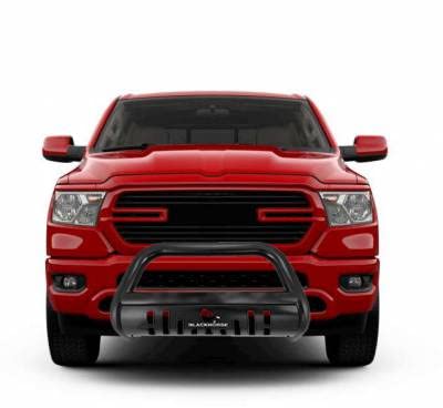 Bull Bar Black Horse Skid Plate Compatible with 2019-2024 Ram 1500 (Excl. Rebel & TRX Trim, 19-24 Ram 1500 Classic and 20-22 Ram 1500 Diesel Models) (Excl.Rebel & Warlock Trims)-BBDG112A-SP