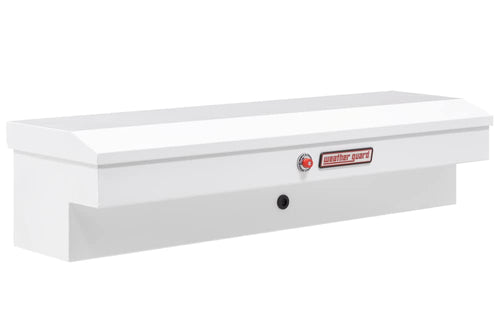 Lo-Side Weather Guard 56 inches Truck Tool Box Steel White