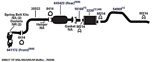Exhaust Pipe AP Exhaust 38922