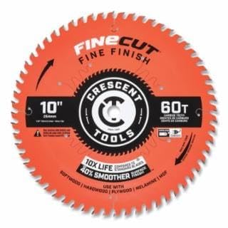 Crescent APEX 10" 60T FINE Finish Blade (CSBFF-1060) (5/Each)