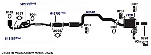Exhaust AP Products Muffler 2128
