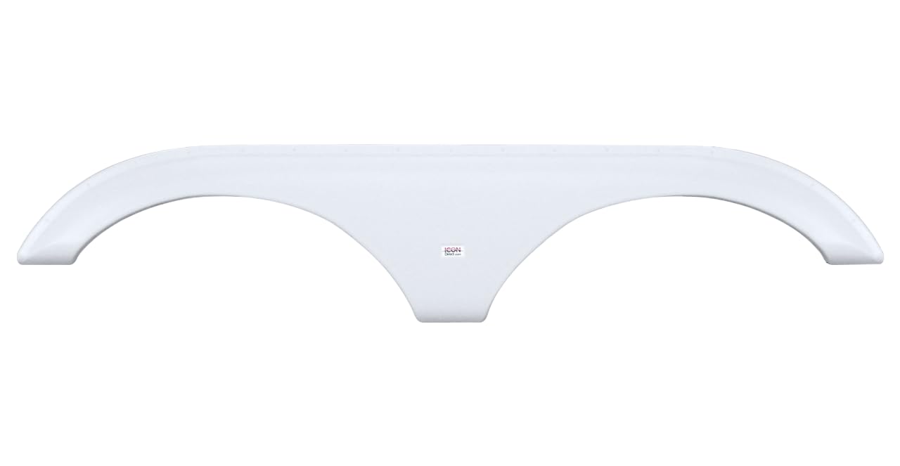 Tandem Axle Fender Skirt ICON 01788 for Dutchmen - Polar White