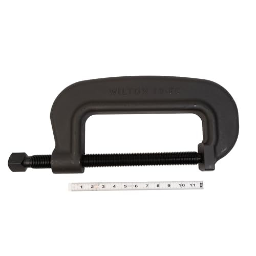 Brute Force Wilton C-Clamp, 10-7/16" Opening, 4-1/8" Throat, 35000 Lbs. Clamping Force (Model 10 F.C.)