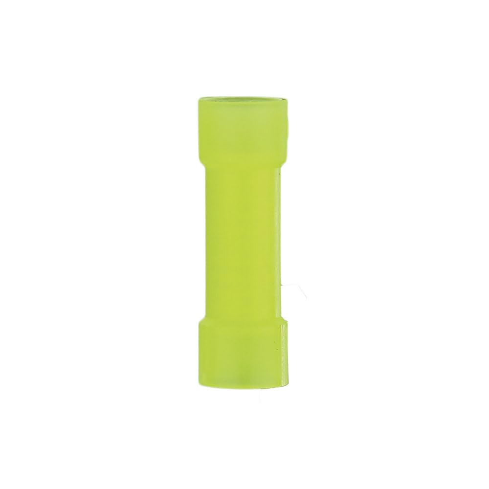 Yellow Nylon Butt Connector Install Bay 12-10 Gauge - Package Of 1000 (YNBC-1), Butt Connectors Nylon