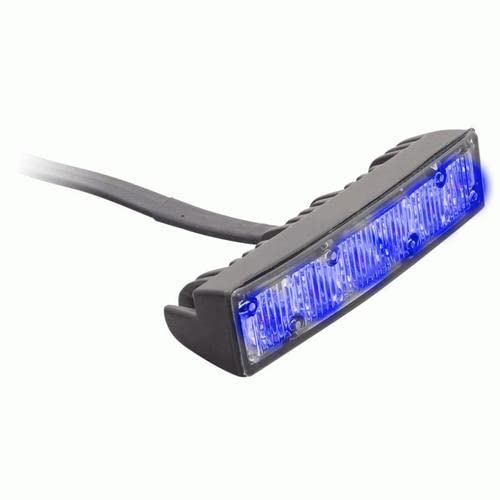Heise Grill Marker Lights Single Color Blue - 4.1 Inch - 6 Led