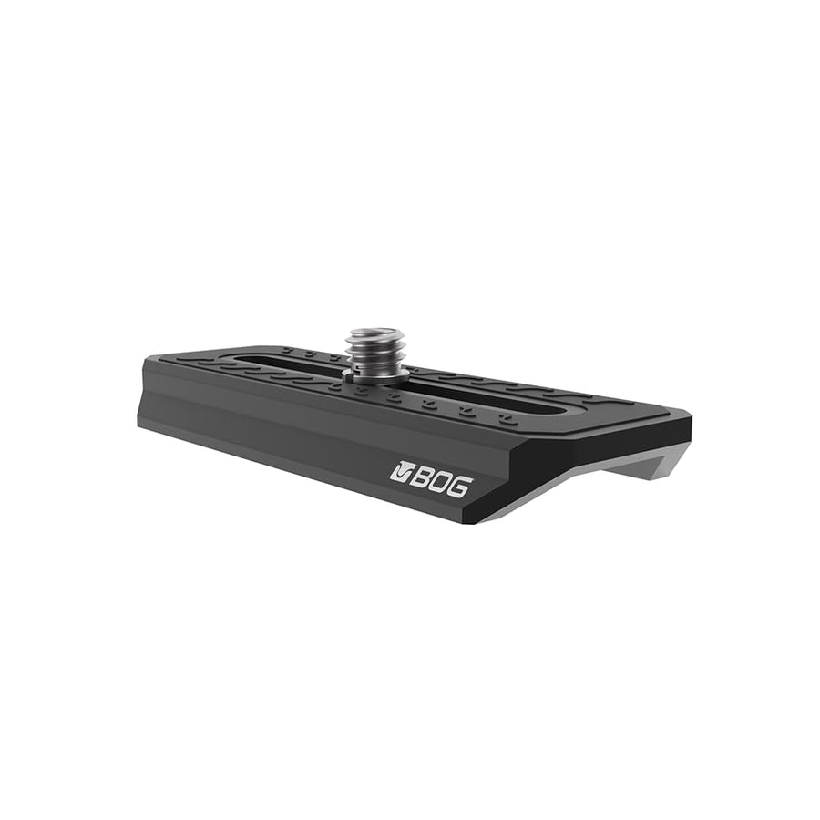 Arca-Swiss BOG Optics Plate with Aluminum Construction, 1/4-20 Threaded Stud with 3/8-16 Adapter for Hunting, Optics, Photography