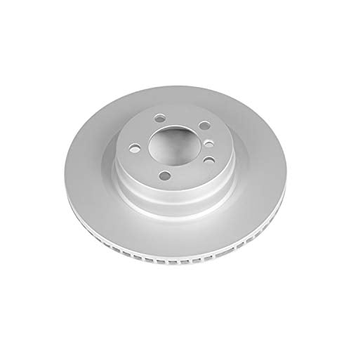 Power Stop front EBR1078EVC Evolution Genuine Geomet® Coated Brake Rotor For Land Rover Range Rover 2006-2009 [Model Specific]