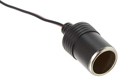 Install Bay BLACK Cigarette Lighter Adapter Female Plug