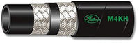 Gates Synthetic Rubber 10M4KH-MTFXREEL Wire Braid Hose, SAE 100R19, MegaTuff Cover, 220' Length, 0.63" ID, 4000 Working PSI, 40°F to +250°F Temperature Range