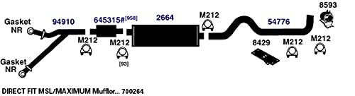 700264 AP Exhaust Products Muffler Exhaust