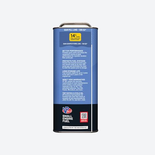 Ready to Use VP Racing Fuels 6811, 40:1/50:1 Premixed 2-Cycle Small Engine Fuel (SEF) - Gallon