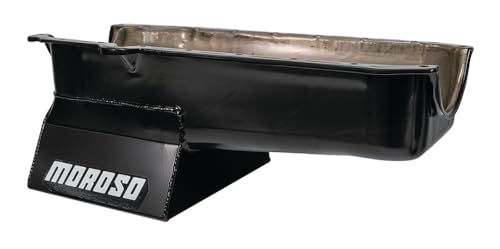 8.25" Moroso Oil Pan for Chevy Small-Block Engines with Passenger-Side Dipstick