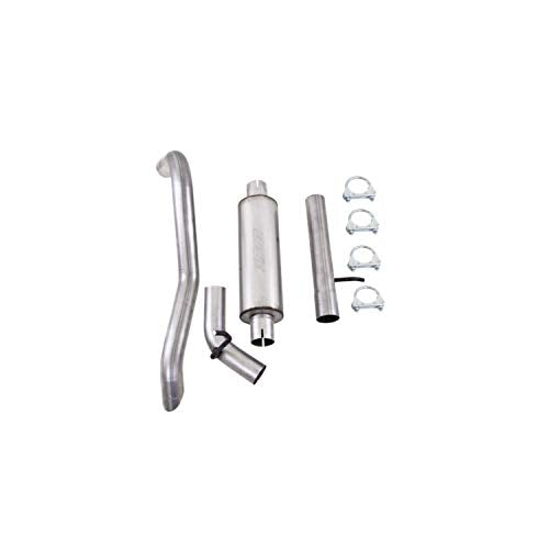 Aluminized Steel MBRP S5530AL Rear Single Exit Off Road Cat-Back Exhaust System