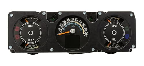 Dakota Digital Retrotech RTX-73J-WAG-X Gauge Instrument System Compatible with Jeep 1973-85 Wagoneer, Cherokee & J Trucks