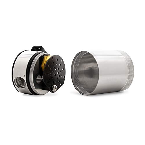 Mishimoto Compact Baffled Oil Catch Can, 2-Port, Polished MMBCC-CBTWO-P