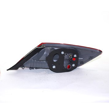 Left TYC Tail Light Assembly Compatible with 2009-2011 Honda Civic