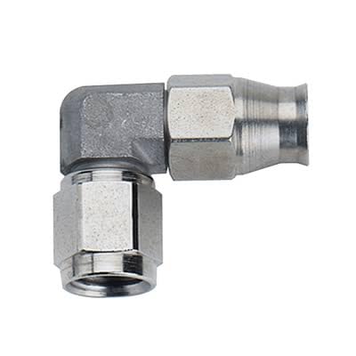 Bent Hose End Fragola Double Swivel (#3 X 90 Bent Double Swivel)