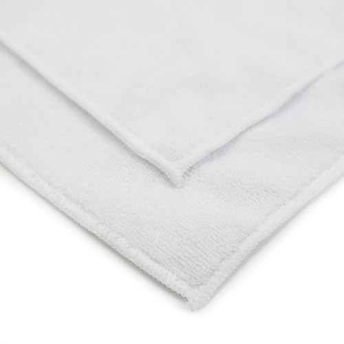 All-Purpose MaxShine Premium Microfiber Cleaning Towel - 16"x16"/40x40cm White
