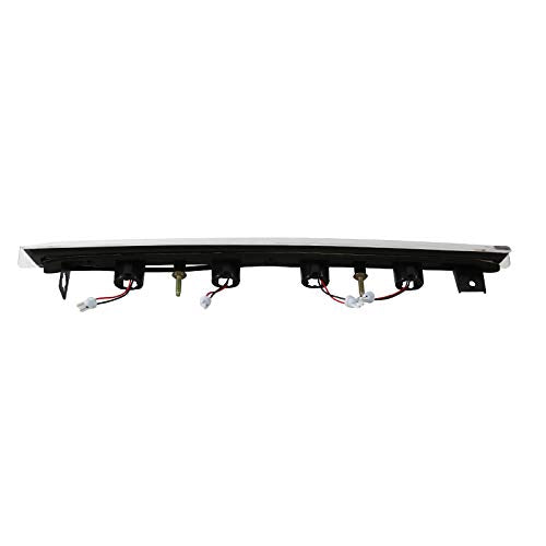 LT-MST99RBCLED-RS SPEC-D TUNING 3Rd Brake Lights- Chrome Housing Clear Lens 99-04 Ford Mustang