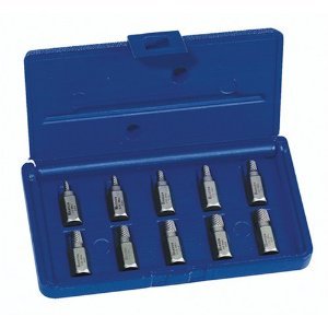 Screw Extractor Sets Multi-Spline - 10-pc. screw extractor set 1/8" through 13/32"