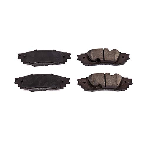 Power Stop Z16 16-1879 Rear Ceramic Brake Pads For ES250, ES300h, ES350, RX350, RX350L, RX450h, RX450hL, UX200, UX250h, Avalon, C-HR, Camry, Corolla Cross, RAV4, Venza [Model Specific]