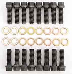 Milodon 3/8" 6-Point Hex Head Intake Bolt Kit 85405