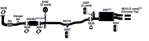 Exhaust Gasket AP Exhaust 9239