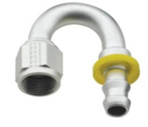 Clear -6AN Push-Lite End 180 Degree Fragola