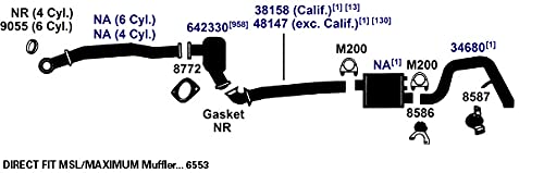 Exhaust Gasket AP Exhaust 9055